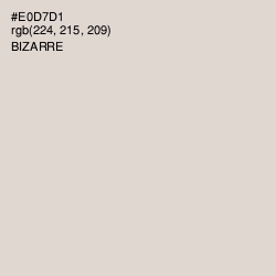 #E0D7D1 - Bizarre Color Image