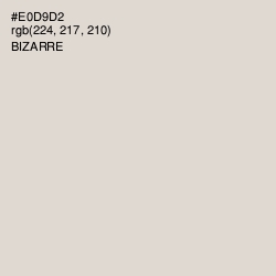 #E0D9D2 - Bizarre Color Image