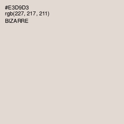 #E3D9D3 - Bizarre Color Image