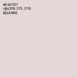 #E4D7D7 - Bizarre Color Image