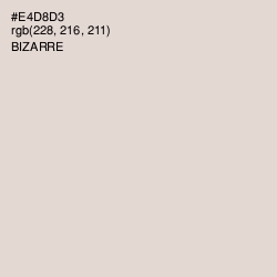 #E4D8D3 - Bizarre Color Image