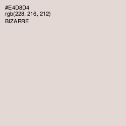 #E4D8D4 - Bizarre Color Image