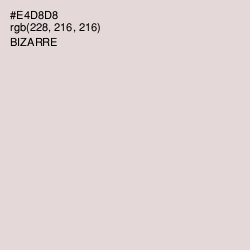#E4D8D8 - Bizarre Color Image