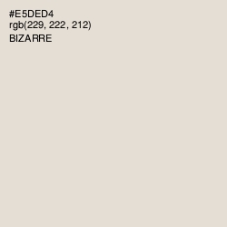 #E5DED4 - Bizarre Color Image