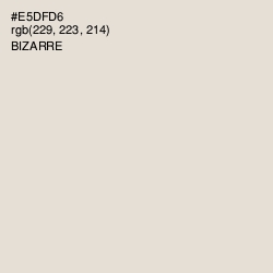 #E5DFD6 - Bizarre Color Image