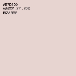 #E7D3D0 - Bizarre Color Image