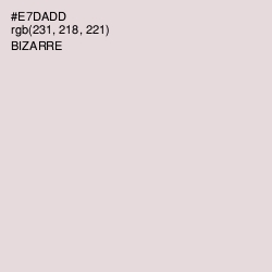 #E7DADD - Bizarre Color Image