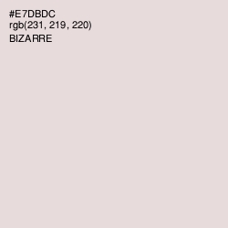 #E7DBDC - Bizarre Color Image