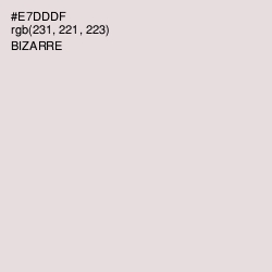 #E7DDDF - Bizarre Color Image