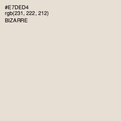 #E7DED4 - Bizarre Color Image