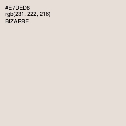 #E7DED8 - Bizarre Color Image