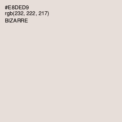 #E8DED9 - Bizarre Color Image