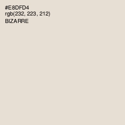 #E8DFD4 - Bizarre Color Image