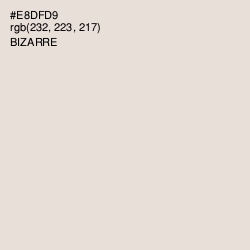 #E8DFD9 - Bizarre Color Image