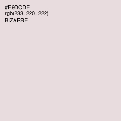 #E9DCDE - Bizarre Color Image