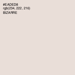 #EADED8 - Bizarre Color Image