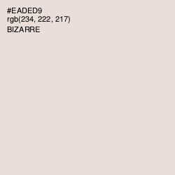 #EADED9 - Bizarre Color Image