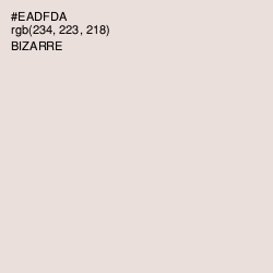 #EADFDA - Bizarre Color Image