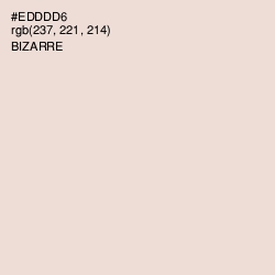 #EDDDD6 - Bizarre Color Image