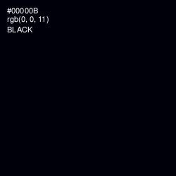 #00000B - Black Color Image