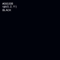 #00020B - Black Color Image