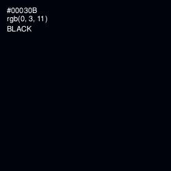 #00030B - Black Color Image