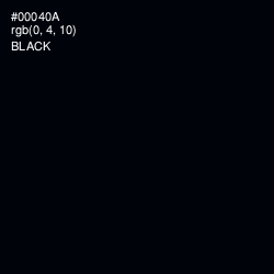 #00040A - Black Color Image