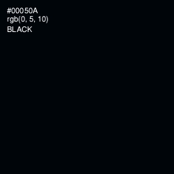 #00050A - Black Color Image