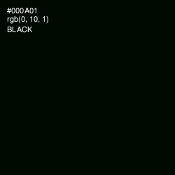 #000A01 - Black Color Image