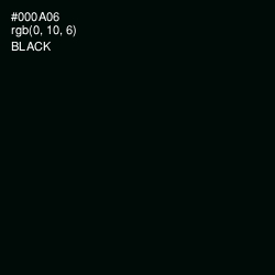 #000A06 - Black Color Image