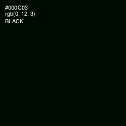 #000C03 - Black Color Image