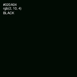 #020A04 - Black Color Image