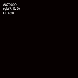 #070000 - Black Color Image