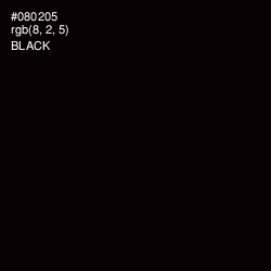 #080205 - Black Color Image