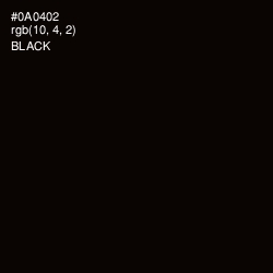 #0A0402 - Black Color Image