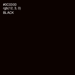 #0C0300 - Black Color Image