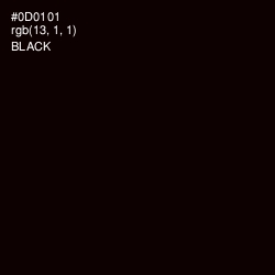 #0D0101 - Black Color Image