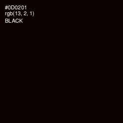 #0D0201 - Black Color Image