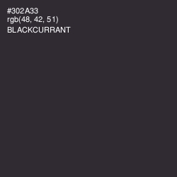 #302A33 - Blackcurrant Color Image
