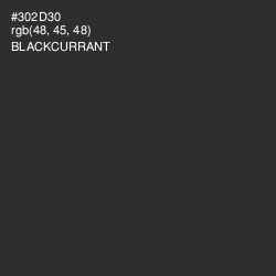 #302D30 - Blackcurrant Color Image