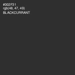 #302F31 - Blackcurrant Color Image