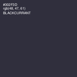 #302F3D - Blackcurrant Color Image