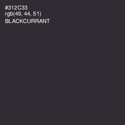 #312C33 - Blackcurrant Color Image
