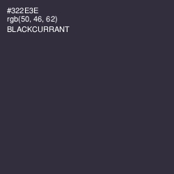 #322E3E - Blackcurrant Color Image