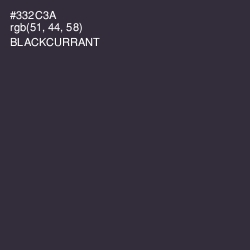 #332C3A - Blackcurrant Color Image