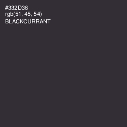 #332D36 - Blackcurrant Color Image