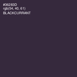 #36283D - Blackcurrant Color Image