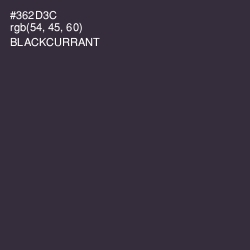 #362D3C - Blackcurrant Color Image