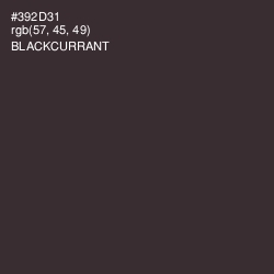 #392D31 - Blackcurrant Color Image