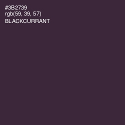 #3B2739 - Blackcurrant Color Image